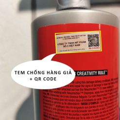 TIGI đỏ chính hãng: Tem chống hàng giả + QR Code