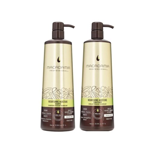 Cặp gội xả Macadamia phục hồi dưỡng ẩm Nourishing Moisture 1000ml