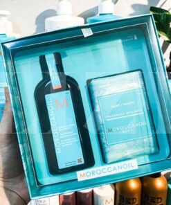 Bộ đôi tinh dầu Moroccanoil 100ml + xà bông tắm Moroccanoil Body Soap 200g tại LIZI