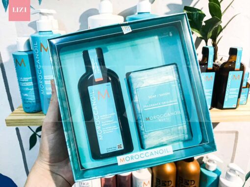 Bộ đôi tinh dầu Moroccanoil 100ml + xà bông tắm Moroccanoil Body Soap 200g tại LIZI