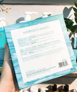 Bộ đôi tinh dầu Moroccanoil 100ml + xà bông tắm Moroccanoil 200g