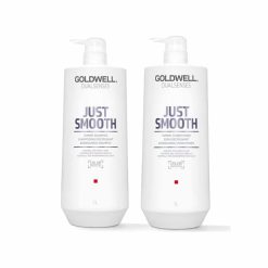 Cặp gội xả Goldwell Dualsenses Just Smooth suôn mượt 1000ml