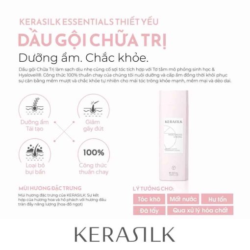 Công dụng dầu gội chữa trị Goldwell Kerasilk Repairing