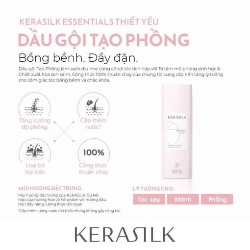 Dầu gội tạo phồng Goldwell Kerasilk Volumizing