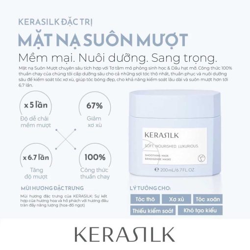 Kem ủ tóc Goldwell Kerasilk Smoothing Mask