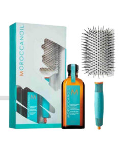 Set dầu dưỡng tóc Moroccanoil 100ml + lược bàn gốm giữ nhiệt