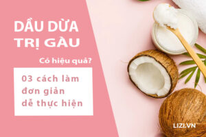 cách trị gàu bằng dầu dừa