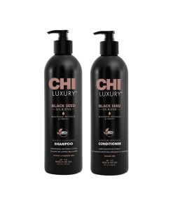 Dầu gội xả CHI Luxury Black Seed Oil Blend siêu mượt phục hồi tóc hư tổn