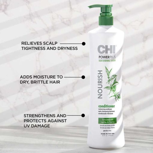 Dầu xả CHI Power Plus Exfoliate làm sạch sâu, kích thích mọc tóc