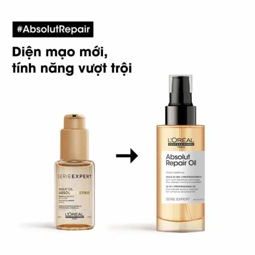 Bao bì dầu dưỡng tóc L'Oréal Absolut Repair