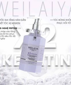 Công nghệ Hấp đa tầng phục hồi liên kết tóc Weilaiya X2 Keratin 450ml