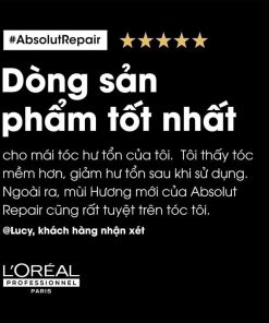 Đánh giá khách hàng về dầu gội L'Oréal Absolut Repair Gold