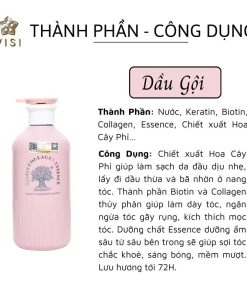 Dầu gội Biotin Collagen Essence Pink phục hồi siêu cấp 500ml