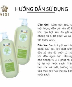 Hướng dẫn sử dụng dầu gội xả Biotin Collagen xanh lá