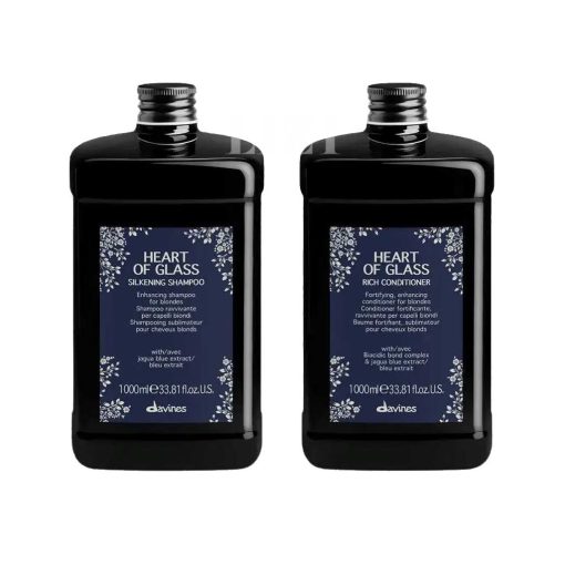 Dầu gội xả Davines Heart Of Glass cho tóc tẩy 1000ml