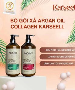 Dầu gội xả Karseell Argan Oil Collagen siêu mềm mượt