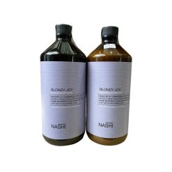 Dầu Gội Tím Khử Vàng Nashi Argan Blondy Joy 1000ml