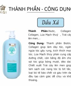 Dầu xả Biotin Collagen Voudioty xanh dương trị gàu 1000ml