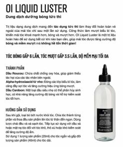 Công dụng Dung dịch tạo bóng tức thì Davines Oi Liquid Luster