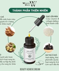 Thành phần Serum mọc tóc Weilaiya Ginger Hair Root Nourishing