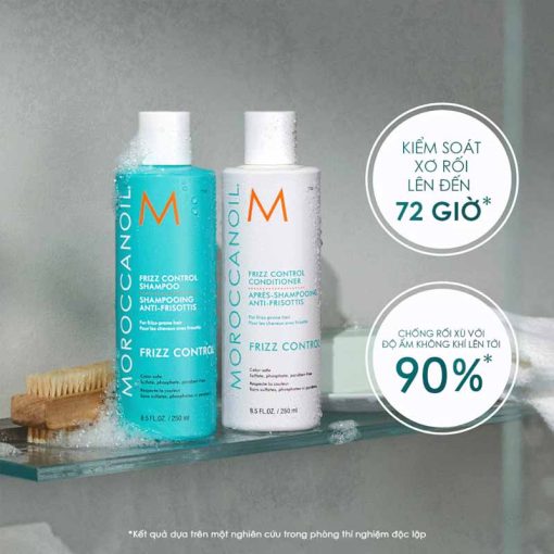 Giới thiệu dầu gội xả Moroccanoil Frizz Control suôn mượt chống rối